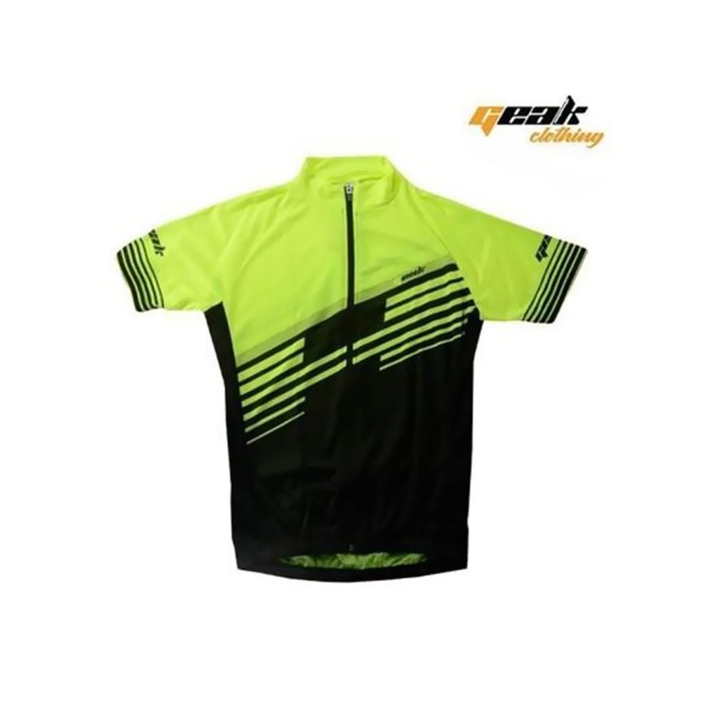 maillot-corto-geak-amarillonegro Maillot Corto Geak Amarillo/Negro - Imagen 1