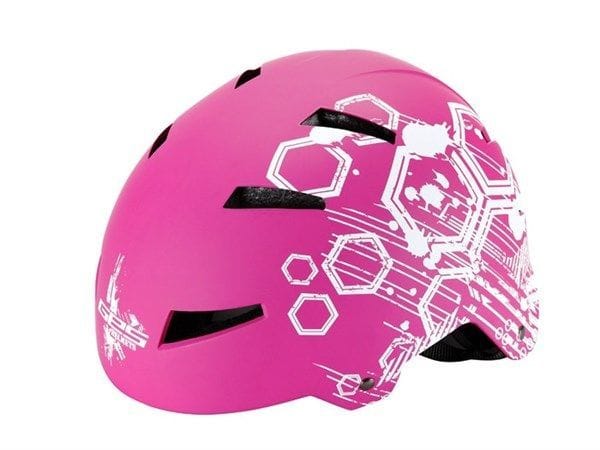 casco BMX freestyle rosa