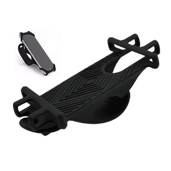 Soporte Movil Universal 4/6" Silicona C/Abrazadera