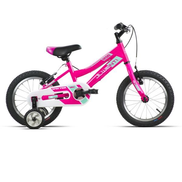 Bicicleta Infantil JL Wenti 16 pulgadas Rosa/blanco