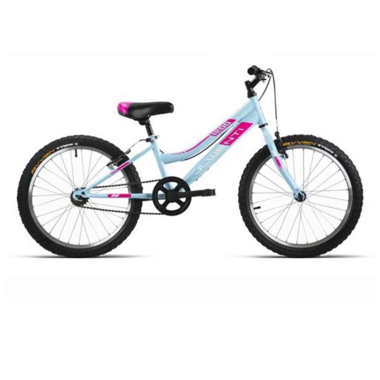 bicicleta infantil jl wenti 20 celeste fucsia 5 vel