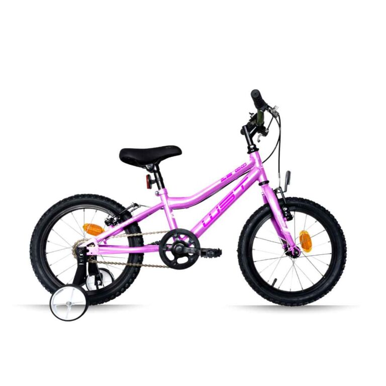 Bicicleta infantil WST 16 pulgadas Fucsia