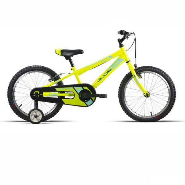 Bicicleta Infantil JL Wenti 18 Pulgadas Amarillo