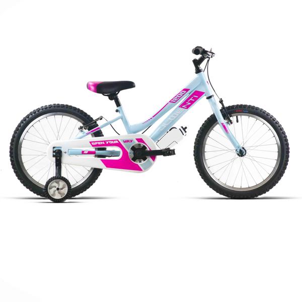 Bicicleta Infantil JL Wenti 18 Pulgadas Celeste