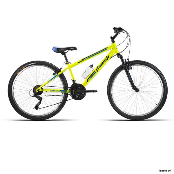 Bicicleta JL Wenti 24" C/Suspensión Microsift 21v. Amarillo