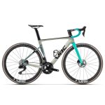 Bicicleta Conor WRC Volcano Disc 105 Di2 2x12s. Gris/Turquesa